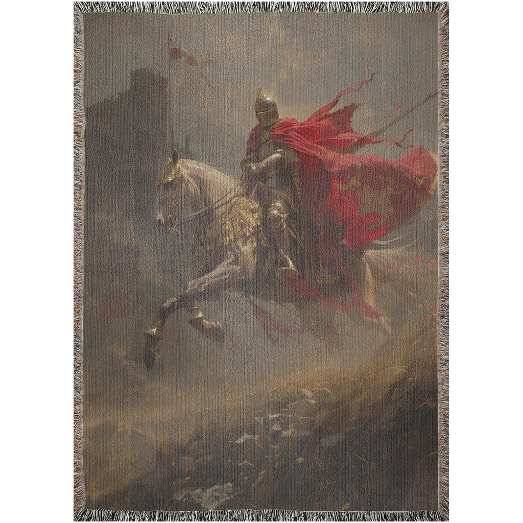 Medieval King Woven Throw Blanket