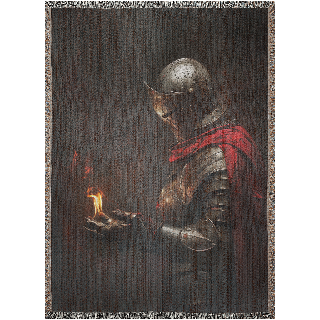 Enchanted Knight Woven Throw Blanket