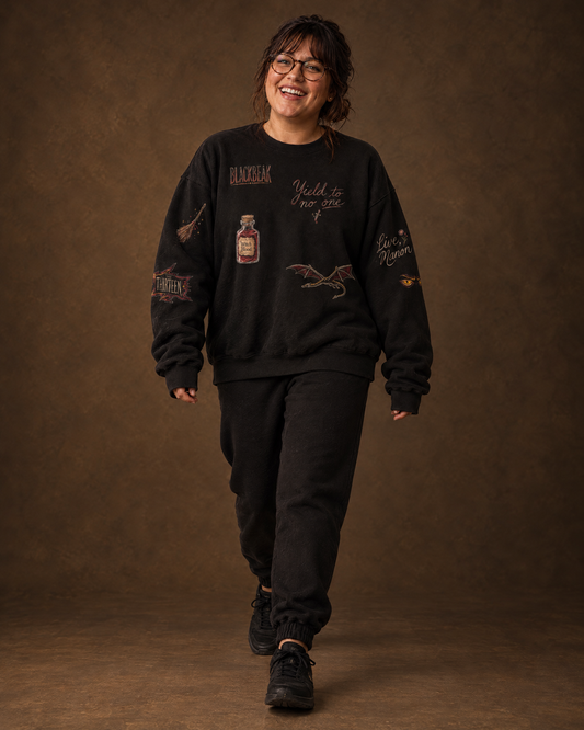 Manon and the Thirteen Doodles Sweatshirt, full length