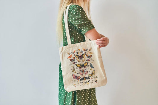 Gothic Butterfly Eco-Friendly Tote Bag - MagicMerchEmporium