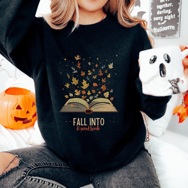 π Fall Into A Good Book Sweatshirt