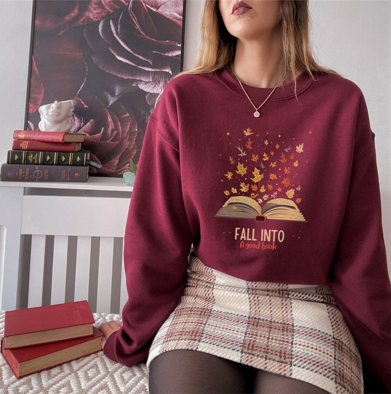 π Fall Into A Good Book Sweatshirt