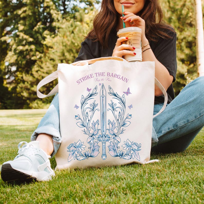 Strike the Bargain Quicksilver Tote Bag