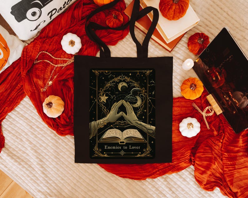Enemies to Lovers Gothic Tote Bag