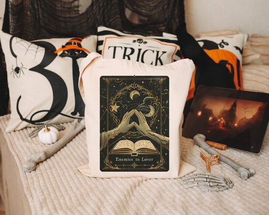 Enemies to Lovers Gothic Tote Bag - MagicMerchEmporium