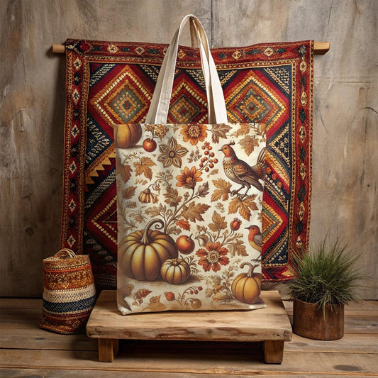 Vintage Autumn Leaves Tote Bag - MagicMerchEmporium