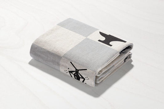 Silver Quicksilver Woven Throw Blanket - MagicMerchEmporium