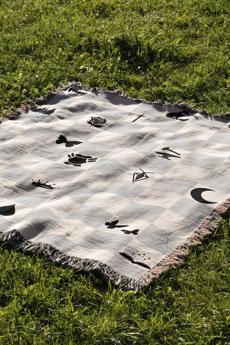 Silver Quicksilver Woven Throw Blanket - MagicMerchEmporium