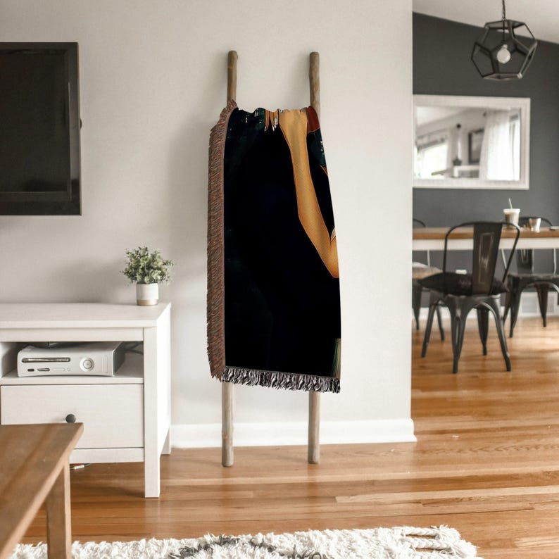 Royal Dorian & Manon Woven Throw Blanket - MagicMerchEmporium