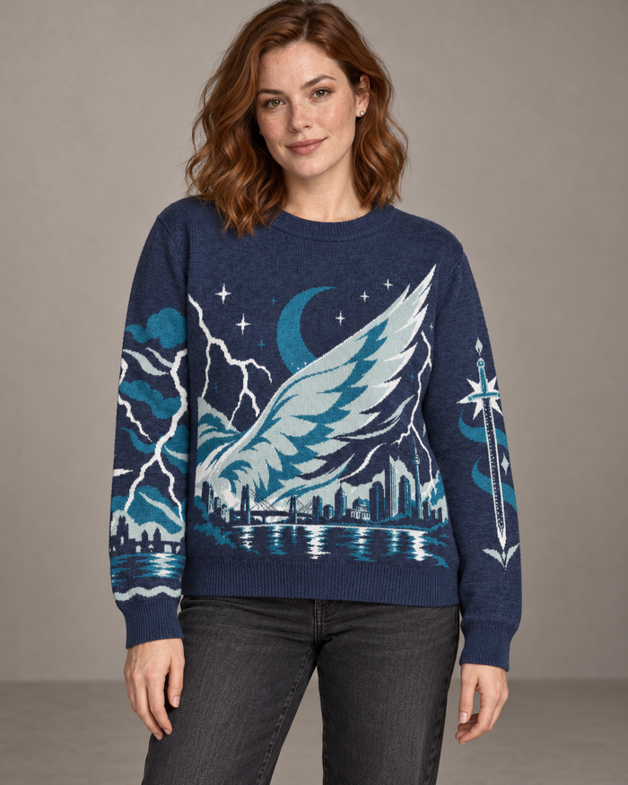 Sky and Breath Knitted Sweater