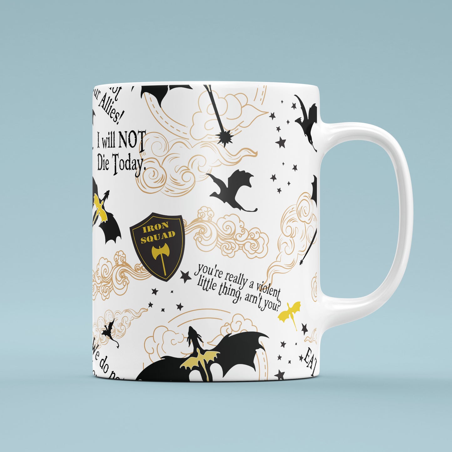 ๐ Fourth Wing Basgiath Mug | Fantasy Bookish Gift for Readers