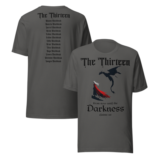 "The Thirteen" Darkness Claims Us Tribute Tee - MagicMerchEmporium