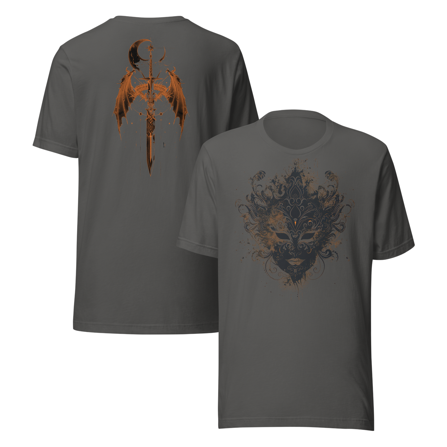 Nesta Archeron: Valkyrie Mask and Sword Tee