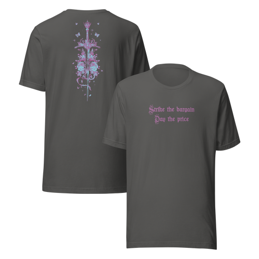 Quicksilver Strike the Bargain, Pay the Price Tee - MagicMerchEmporium