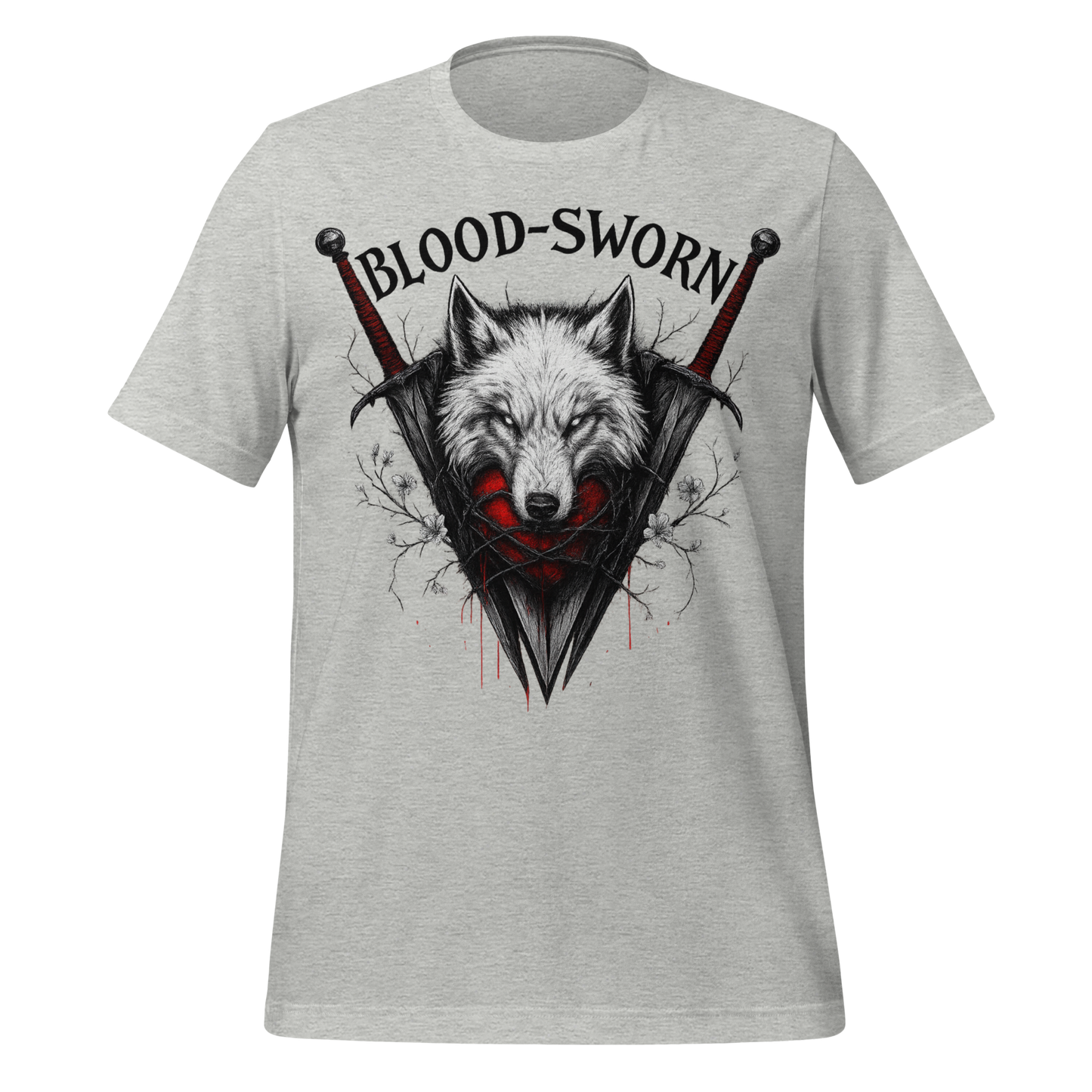 Blood Sworn Wolf and Swords Tee