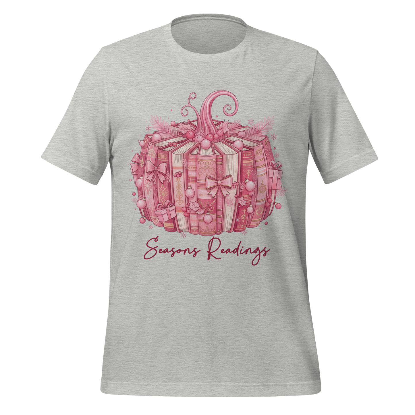 Seasons Readings Book Pumpkin With Ornaments Tee