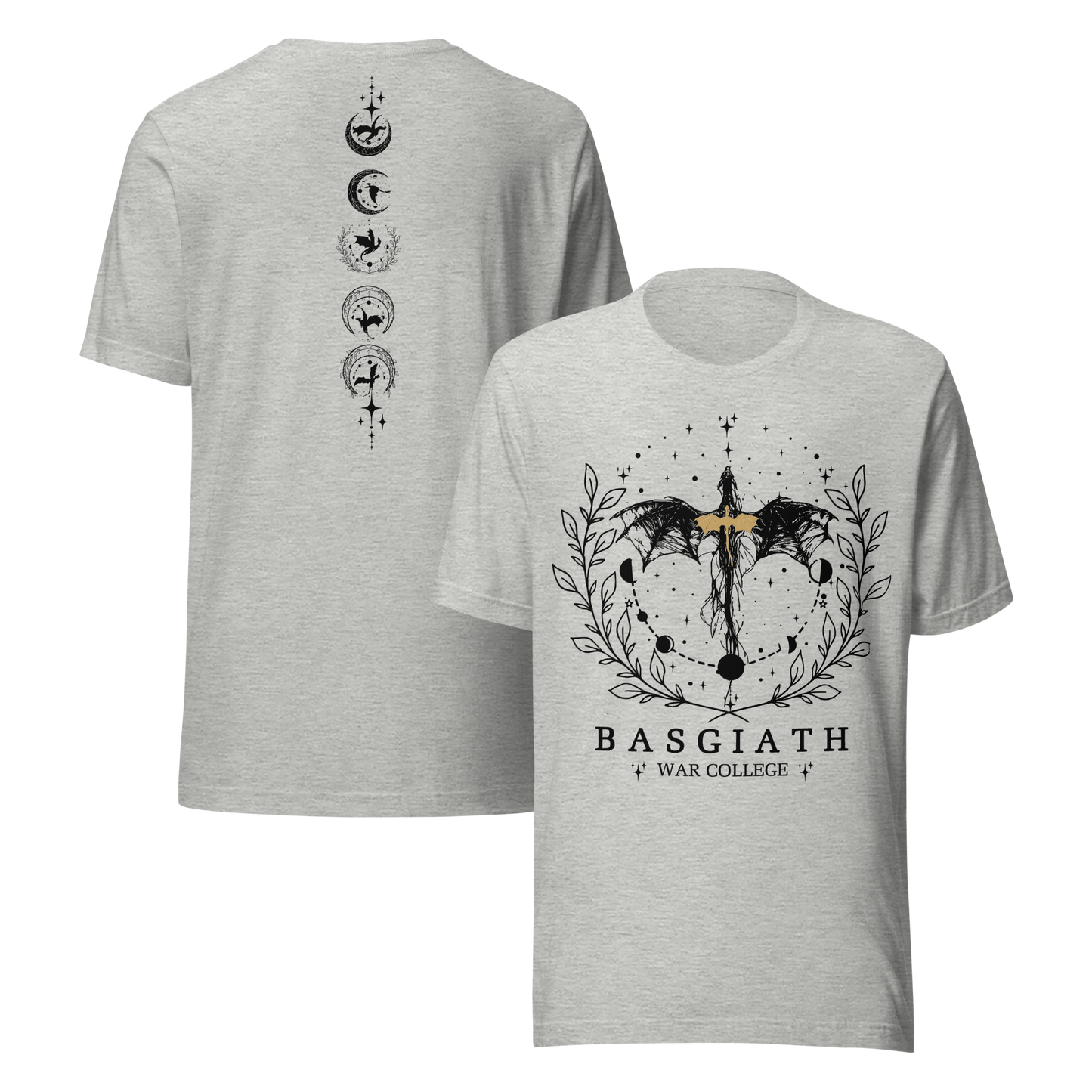 Crest Basgiath War College T-Shirt - MagicMerchEmporium