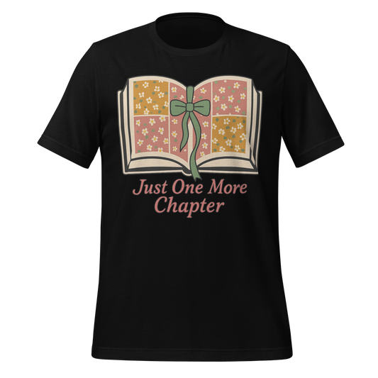 Open Book Just One More Chapter Tee