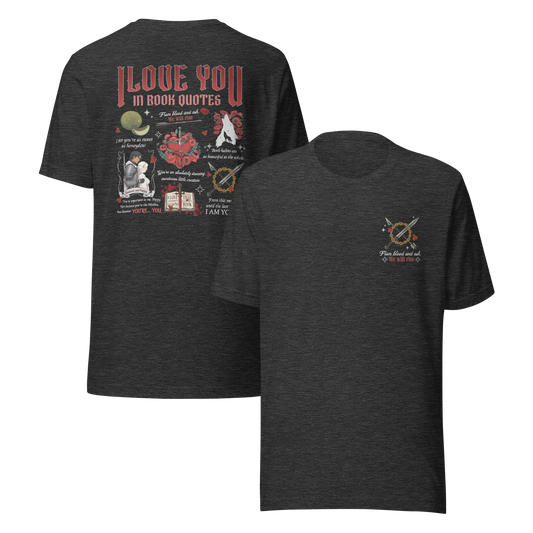 Casteel & Poppy Love Quote Tee - MagicMerchEmporium