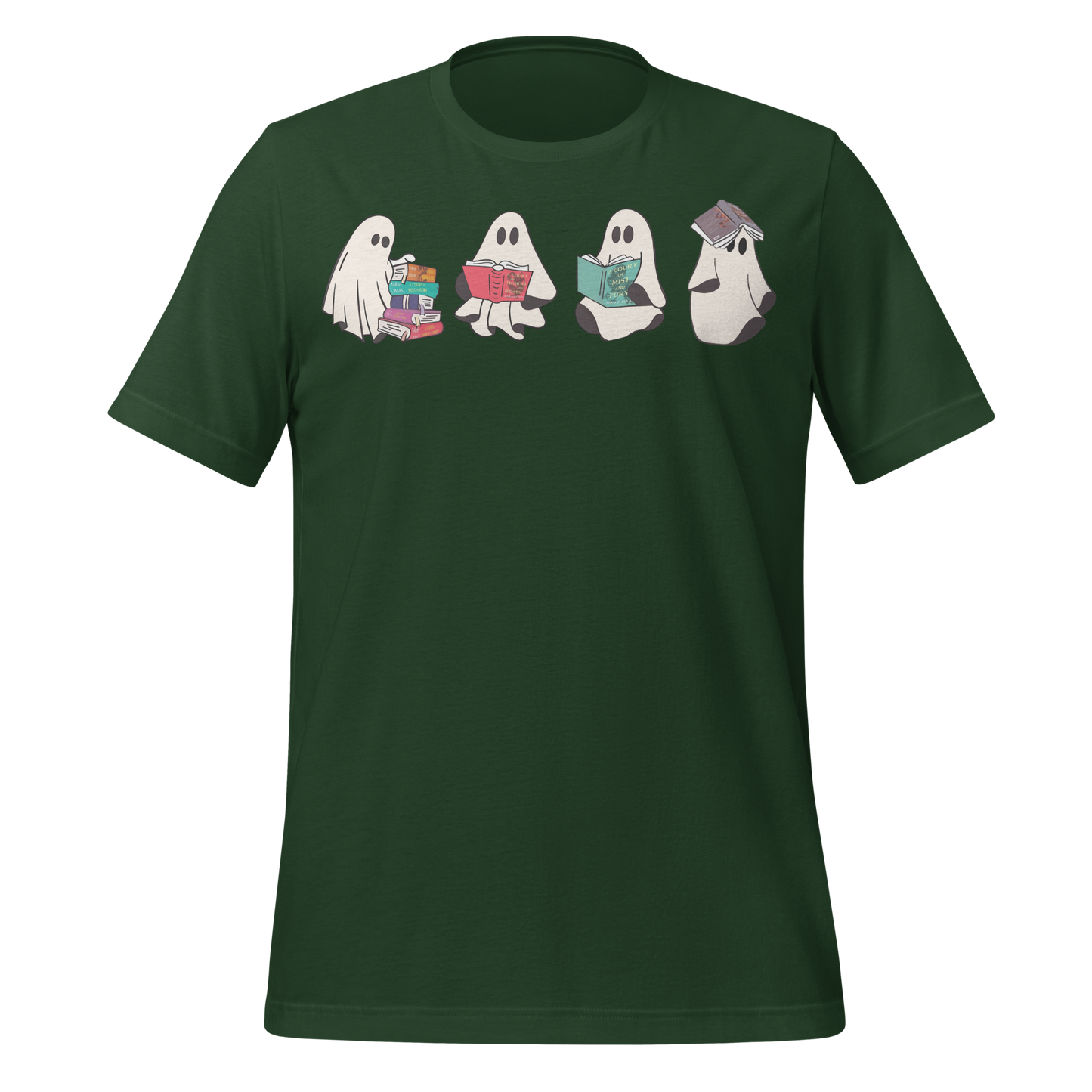 ACOTAR Reading Ghosts With Books Tee