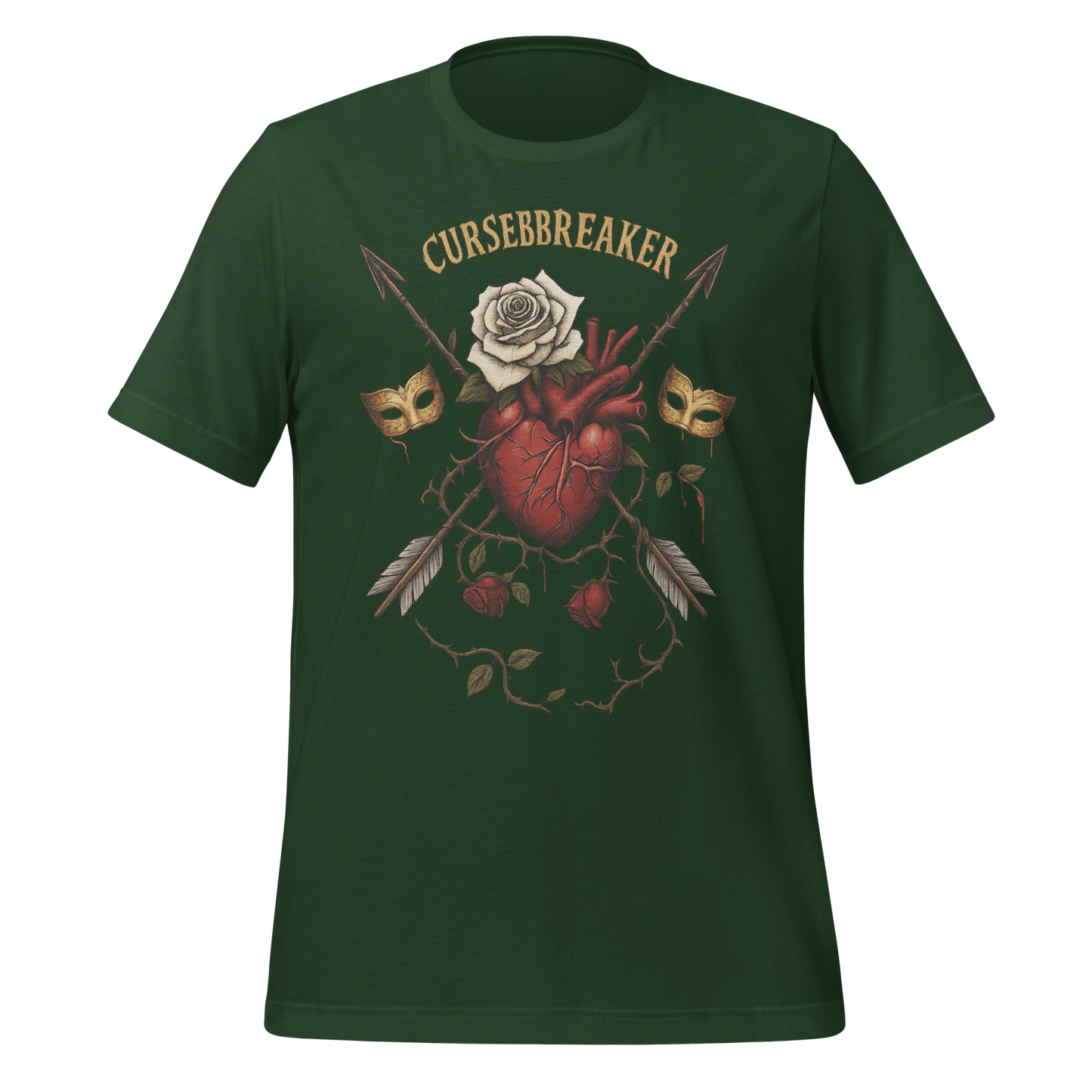 Cursebreaker Heart Rose Arrows Tee