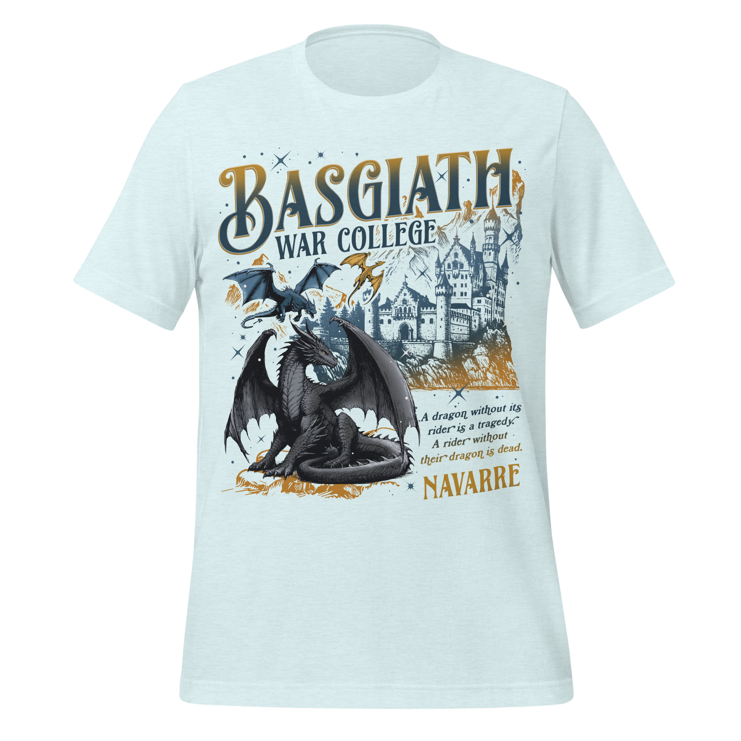 Blue Basgiath College Tee
