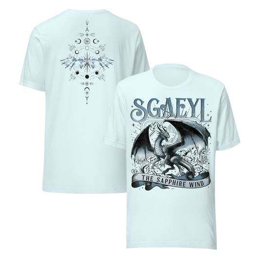 Sgaeyl The Sapphire Wind Tee - MagicMerchEmporium