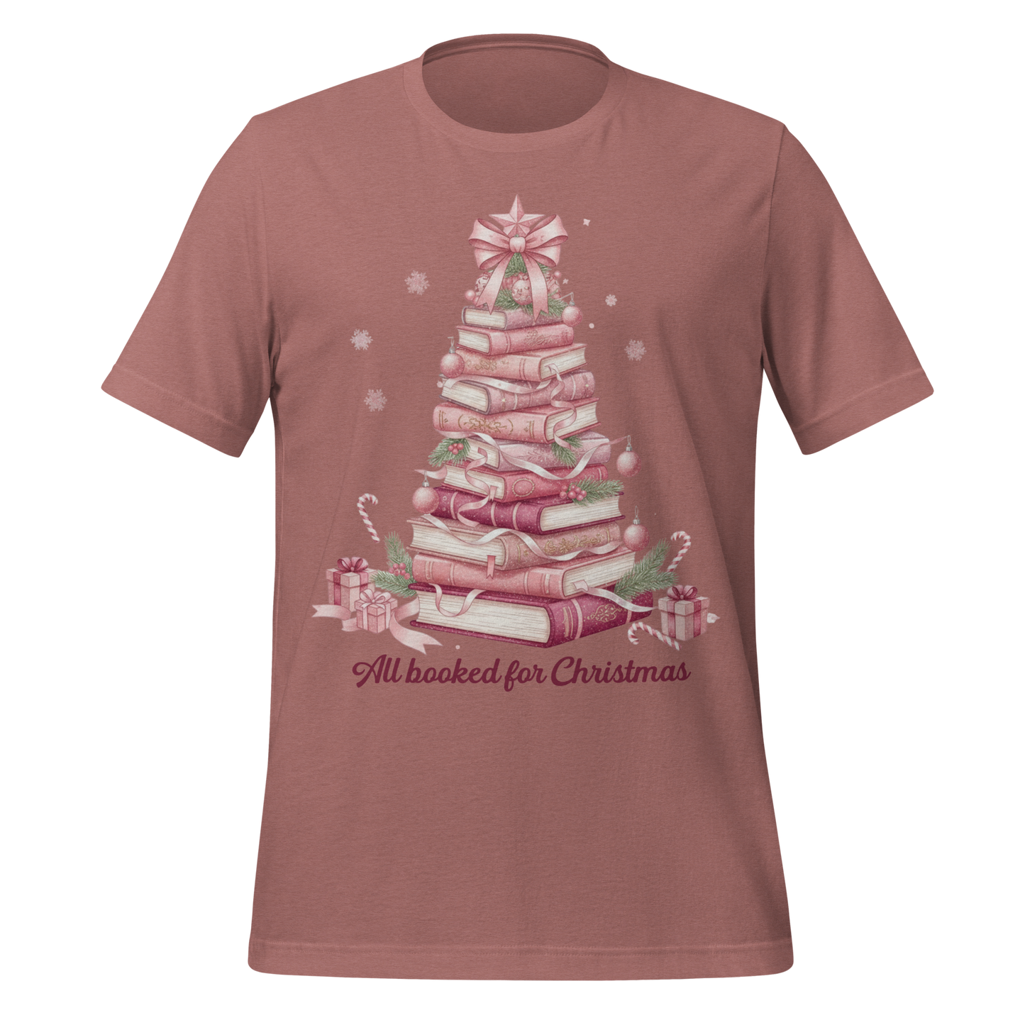 All Booked For Christmas Tee