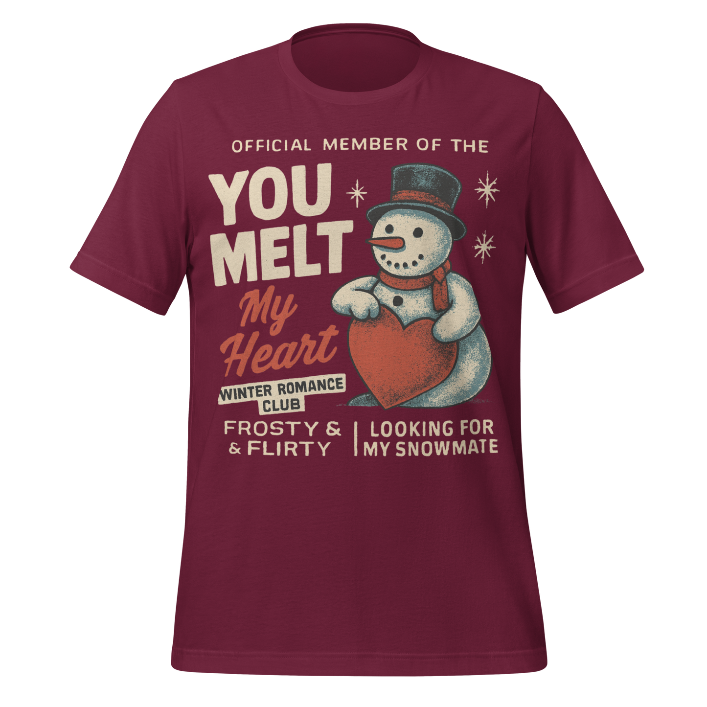 You Melt My Heart Winter Romance Club Official Member Tee