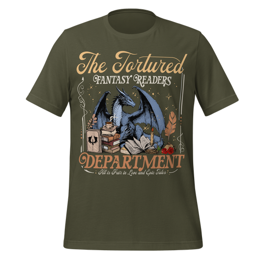 Tortured Fantasy Readers Tee - MagicMerchEmporium