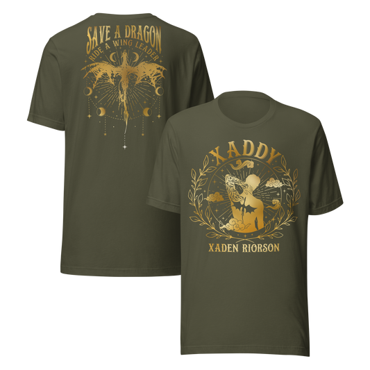 Save a Dragon Ride a Wing Leader Tee