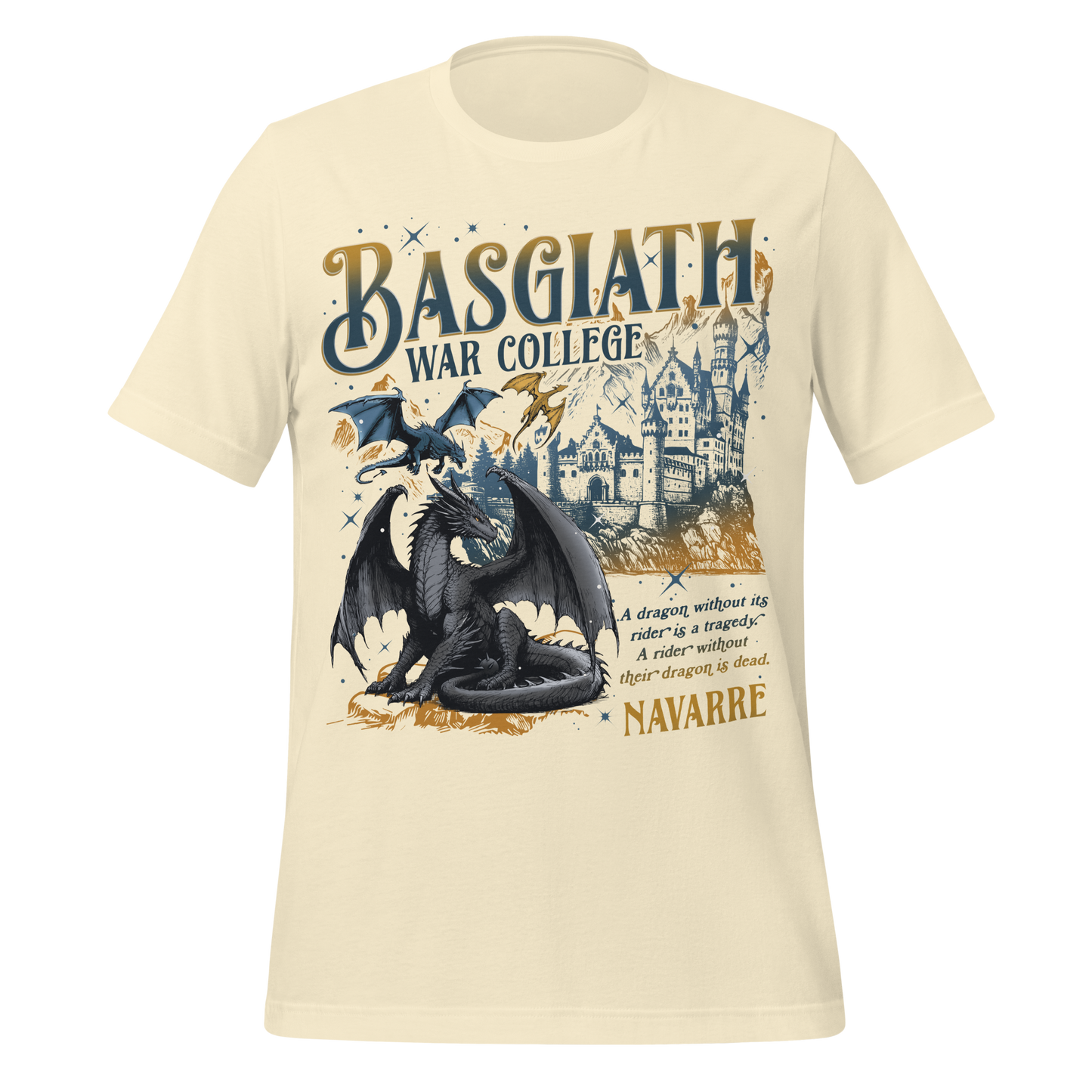 Blue Basgiath College Tee