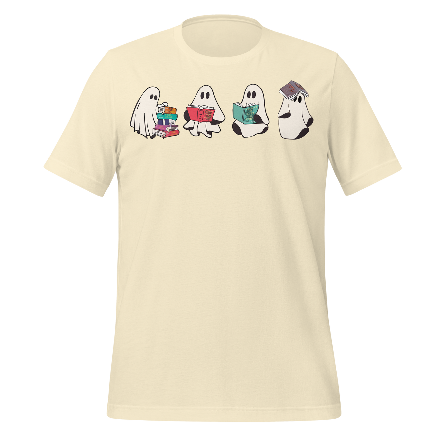 ACOTAR Reading Ghosts With Books Tee