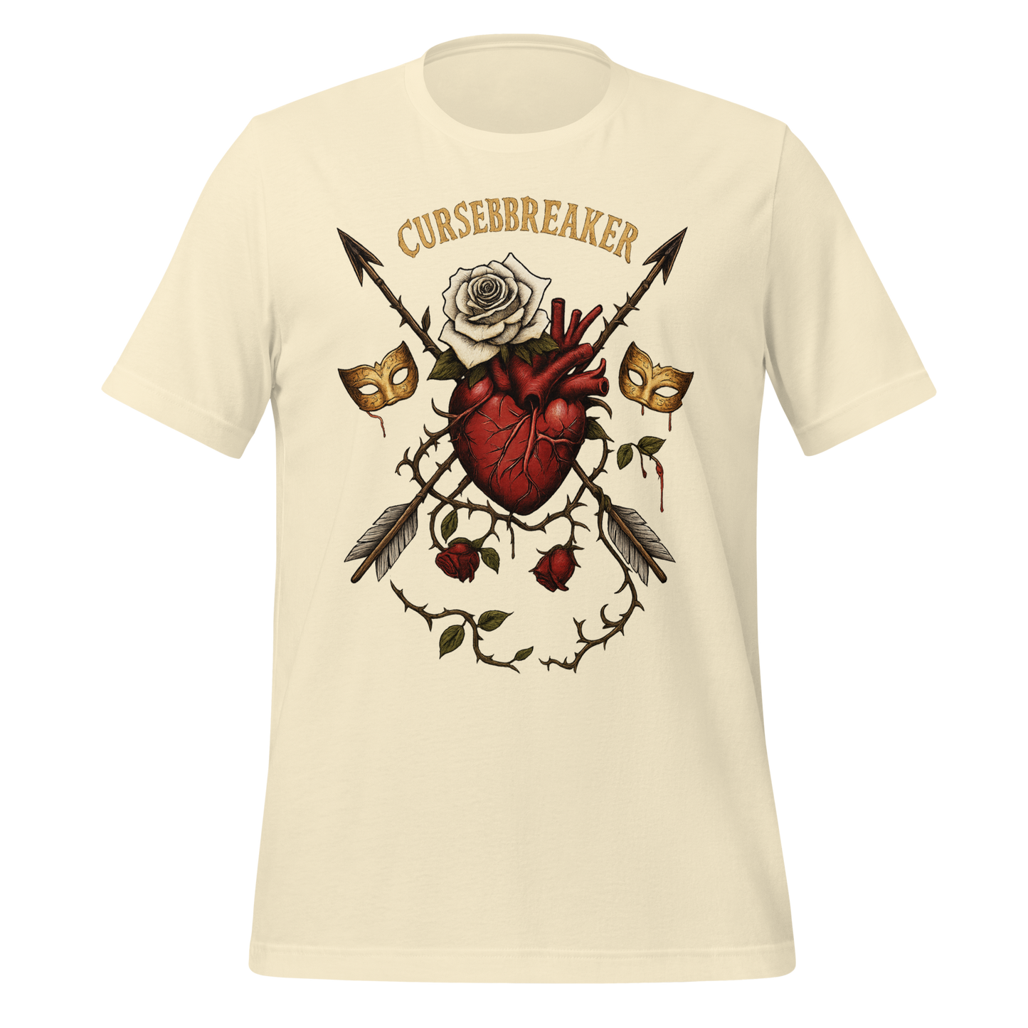 Cursebreaker Heart Rose Arrows Tee