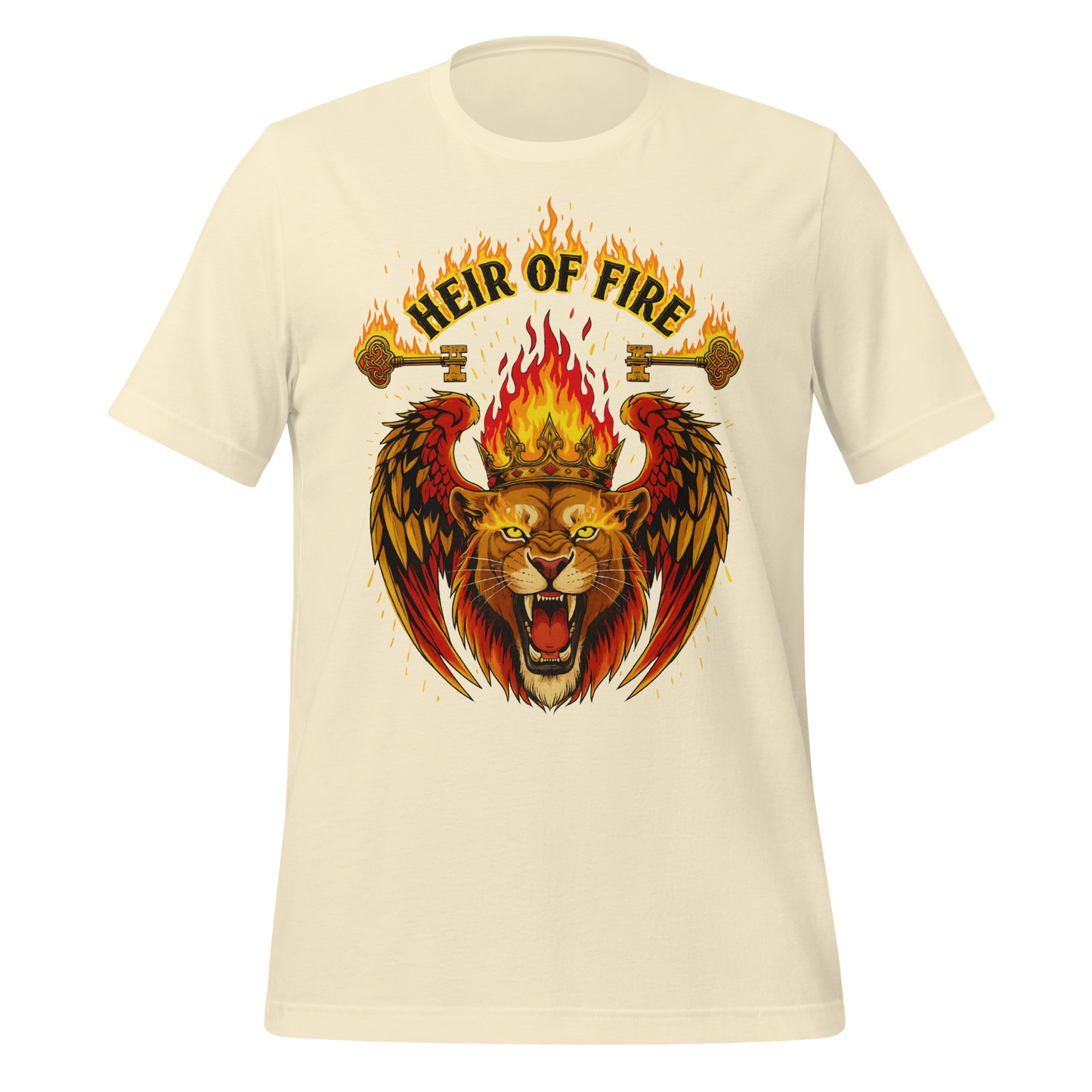 Heir Of Fire Crowned Lion Tee - MagicMerchEmporium