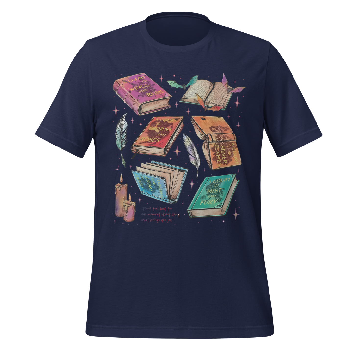 ACOTAR Book Stack Tee - MagicMerchEmporium