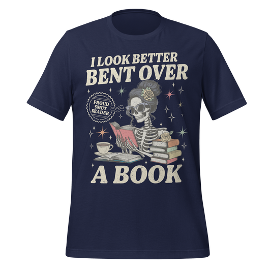 Smut Reader Skeleton Tee - MagicMerchEmporium