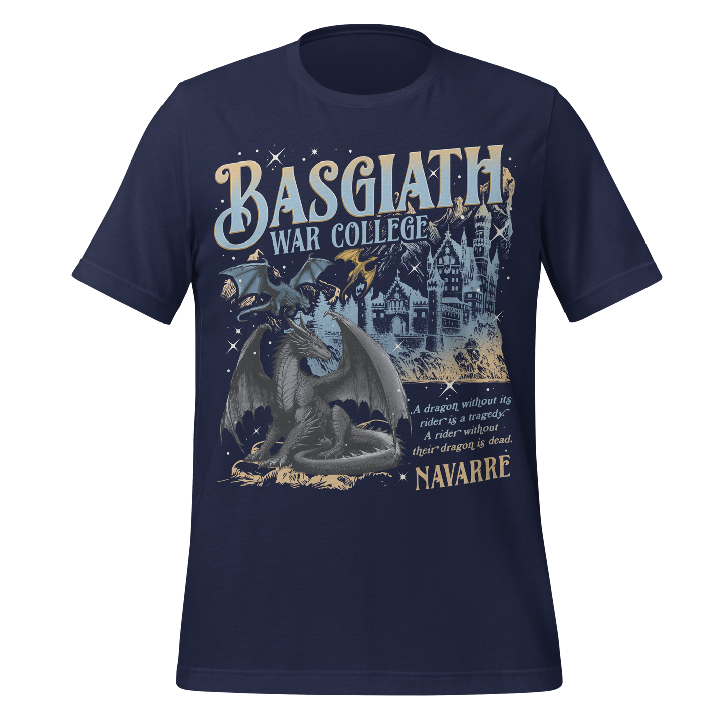 Blue Basgiath College Tee