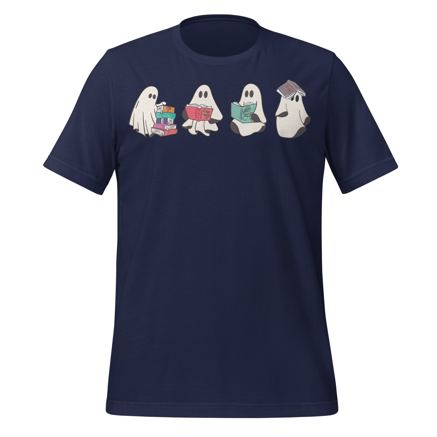 ACOTAR Reading Ghosts With Books Tee