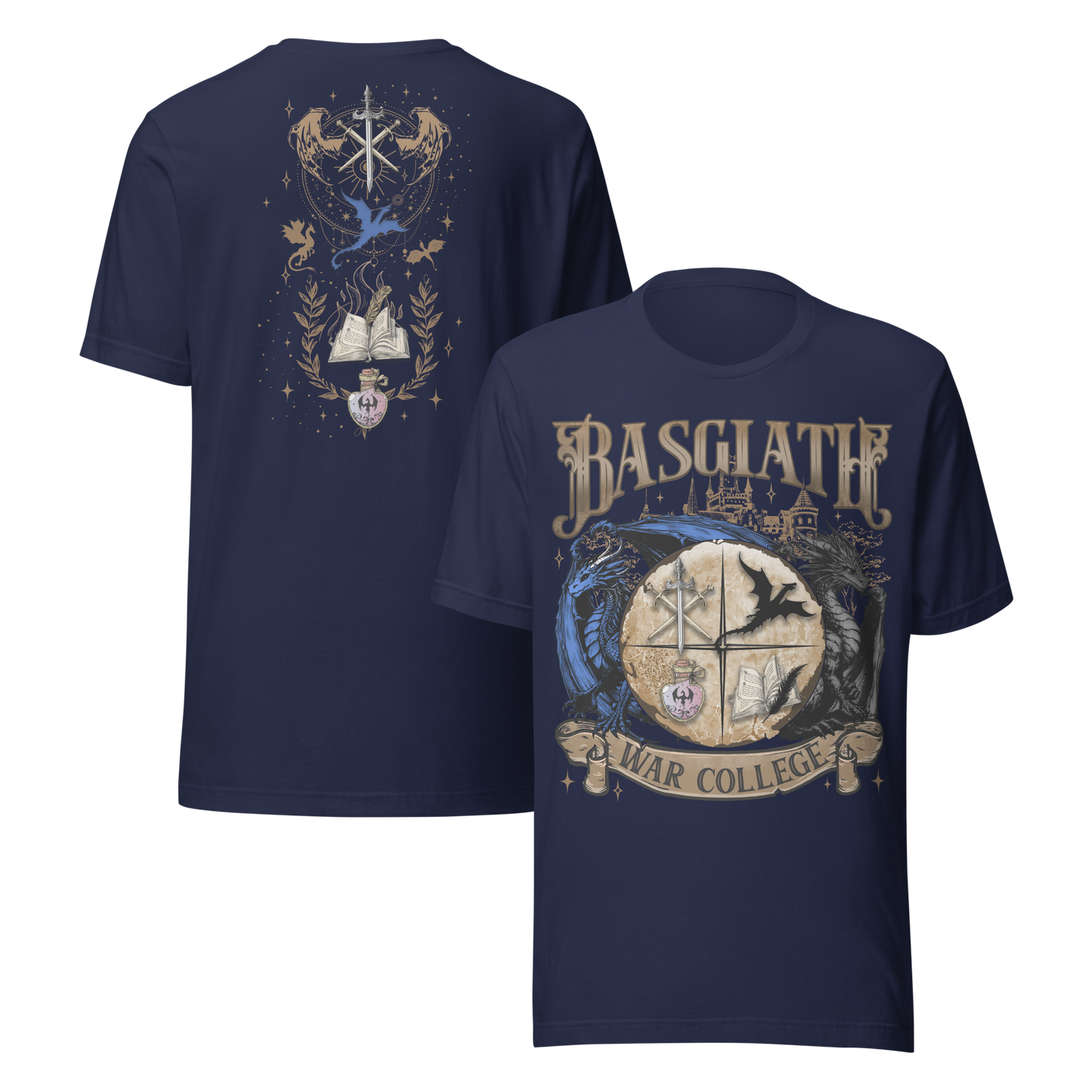 Basgiath War College Fourth Wing Inspired Tee
