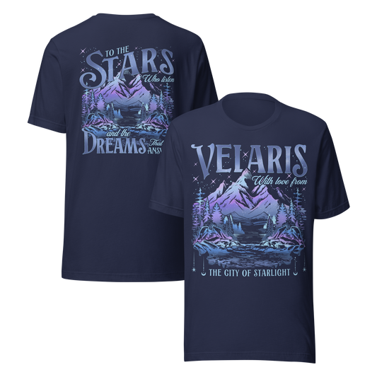 Velaris City of Starlight Tee - MagicMerchEmporium