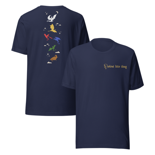Fourth Wing "Violent Little Thing" Dragon Rider Tee - MagicMerchEmporium