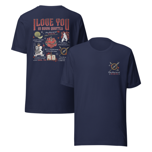 Casteel & Poppy Love Quote Tee - MagicMerchEmporium
