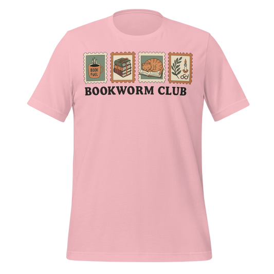 Bookworm Club Stamps Tee