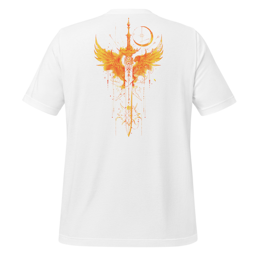 "Light It Up" Fantasy Sword and Wings Tee - MagicMerchEmporium