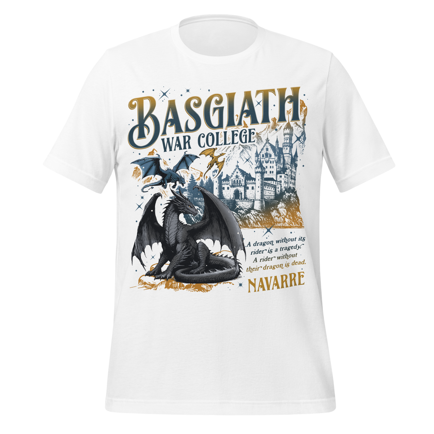 Blue Basgiath College Tee