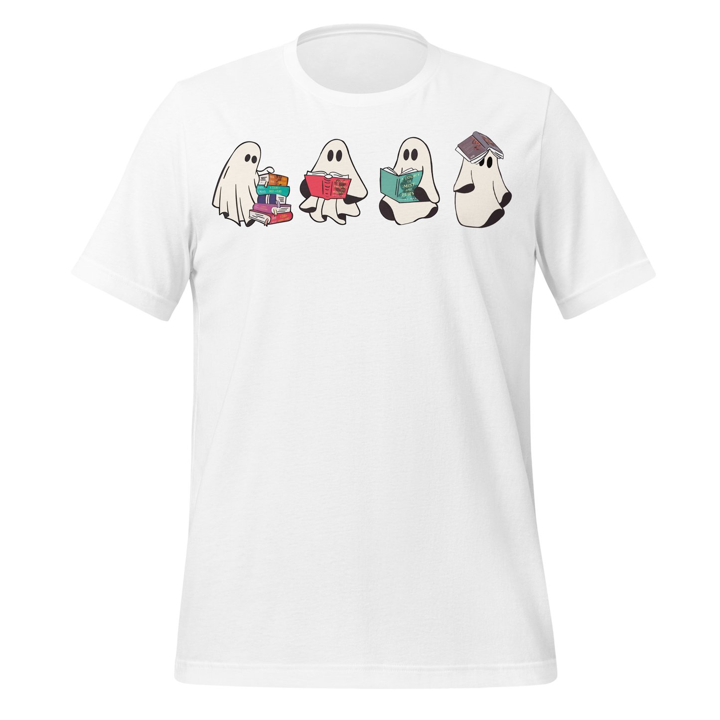 ACOTAR Reading Ghosts With Books Tee