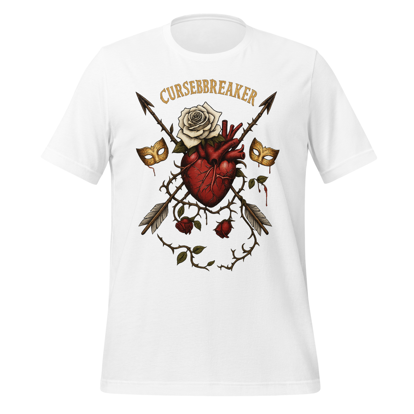 Cursebreaker Heart Rose Arrows Tee
