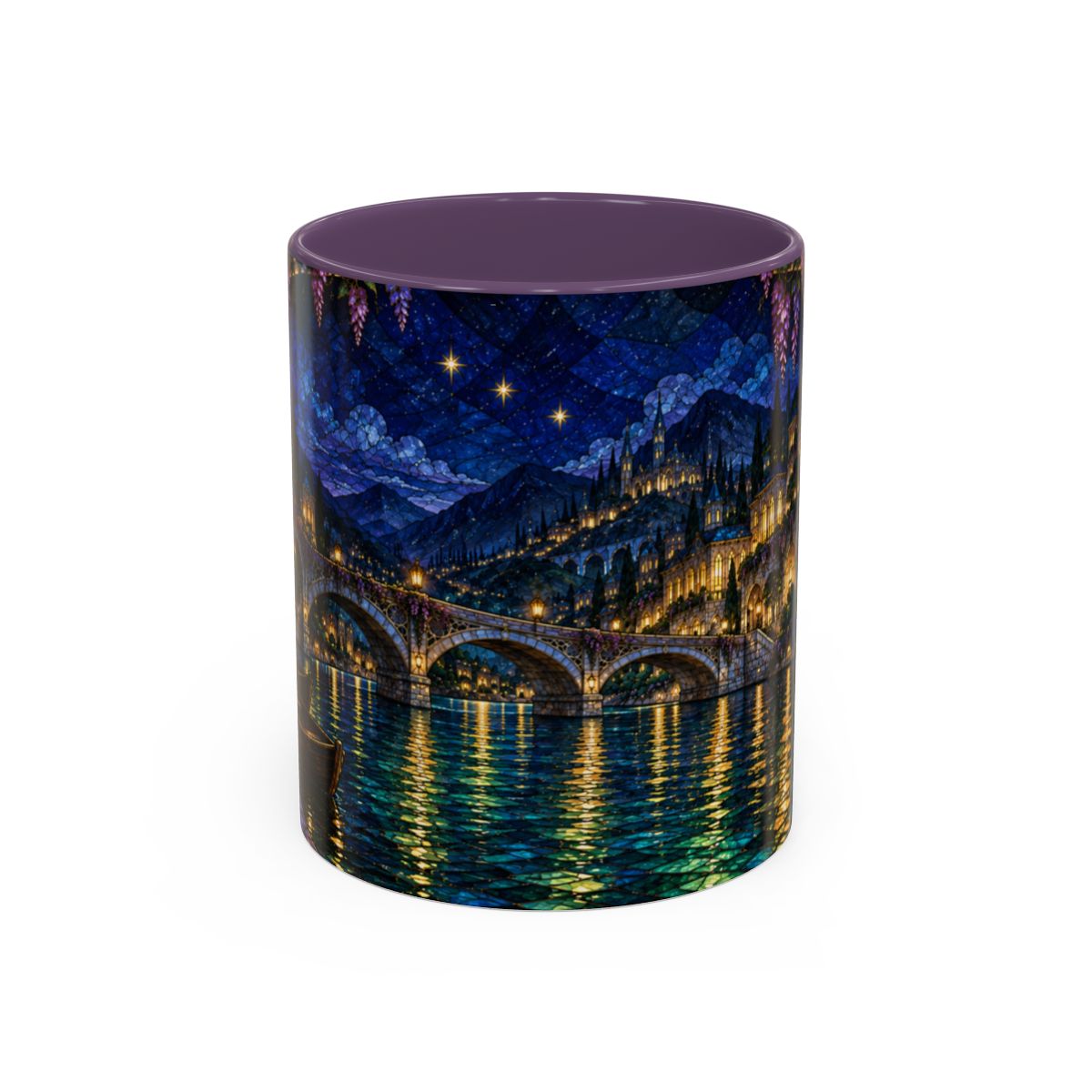 Purple mug, front