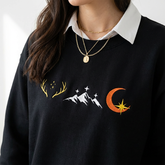 Maas Verse Embroidered Sweatshirt